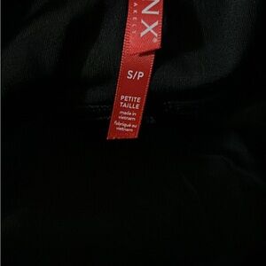 SPANX Black leggings faux leather SM